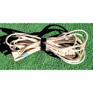 GE USA 3-Outlet Back-to-Back Twist-to-Close 14foot White Extension Cord GUC